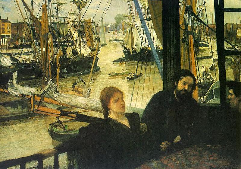 James Abbott McNeil Whistler Wapping Sweden oil painting art